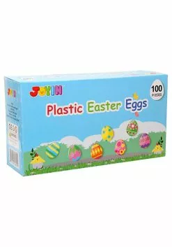 Joyin 100 Printed Plastic Egg Shells -Cheap Holiday Costumes Store 100 pcs 2 4 printed plastic egg shells alt 4