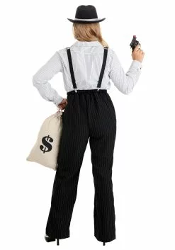Fun Costumes Women's 1920s Gangster Lady Costume -Cheap Holiday Costumes Store 1920s gangster lady costume alt 2