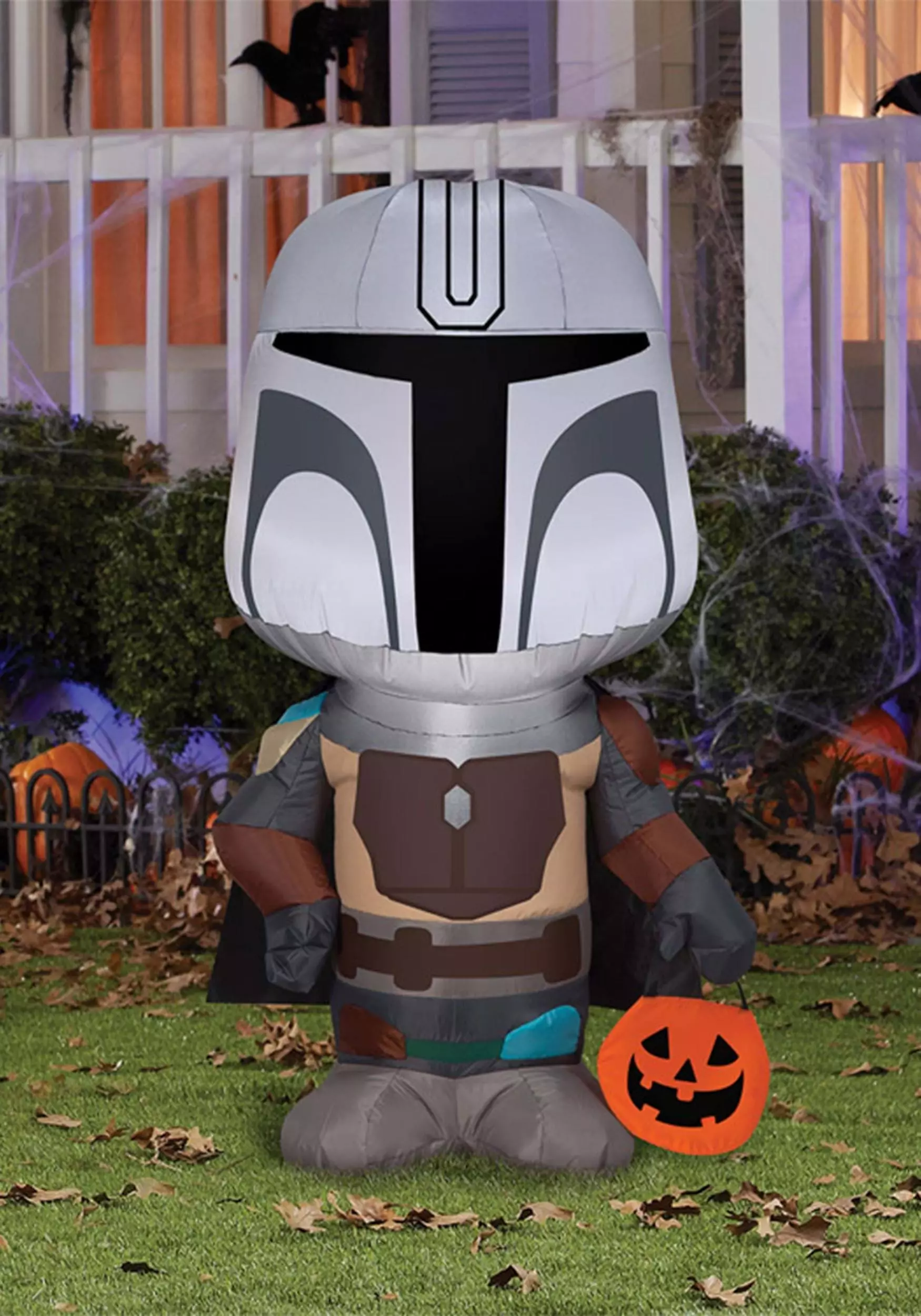 Morris Costumes 42-Inch The Mandalorian Small Airblown Decoration 2 Morris Costumes 42-Inch The Mandalorian Small Airblown Decoration - Image 2