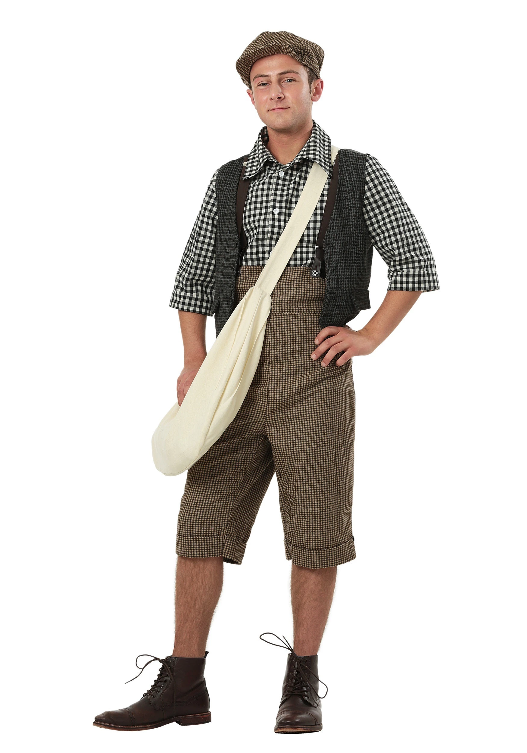 Fun Costumes Adult 20's Newsie Costume 1 Fun Costumes Adult 20's Newsie Costume