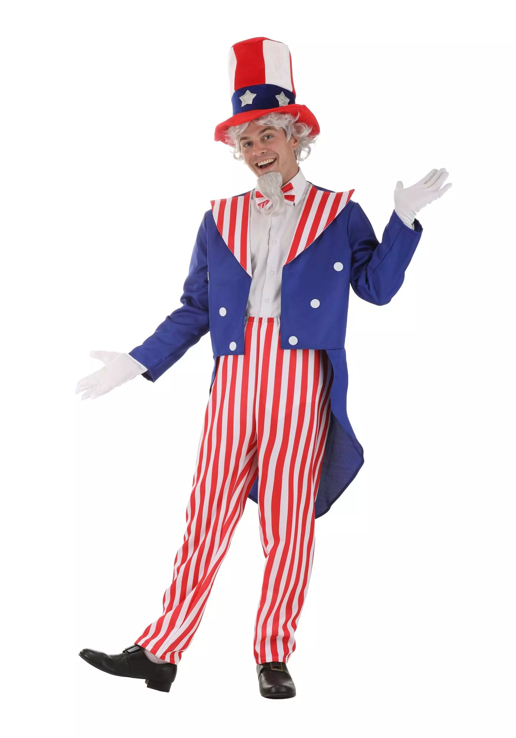 Boloparty Deluxe Uncle Sam Costume For Adults 1 Boloparty Deluxe Uncle Sam Costume For Adults