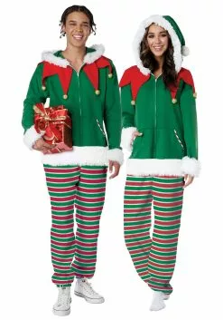 California Costume Collection Elf Jumpsuit For Adults