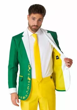 Opposuits Men's Elf Suitmeister Suit 10 Opposuits Men's Elf Suitmeister Suit -Cheap Holiday Costumes Store adult elf suitmeister suit alt 3