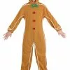 Savvy Garments Adult Gingerbread Man Onesie Costume