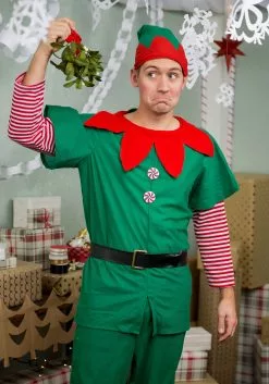 Fun Costumes Holiday Adult Elf Costume -Cheap Holiday Costumes Store adult holiday elf costume1