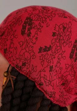 Elope Disney Jack Sparrow Adult Bandana And Dreads Set -Cheap Holiday Costumes Store adult jack sparrow bandana and dreads set alt 2