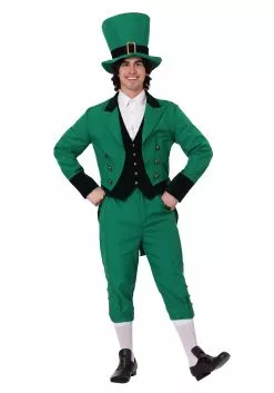 Fun Costumes Leprechaun Costume For Adults -Cheap Holiday Costumes Store adult leprechaun costume alt 2