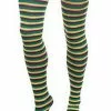 Jacobson Hats Mardi Gras Striped Tights For Adults