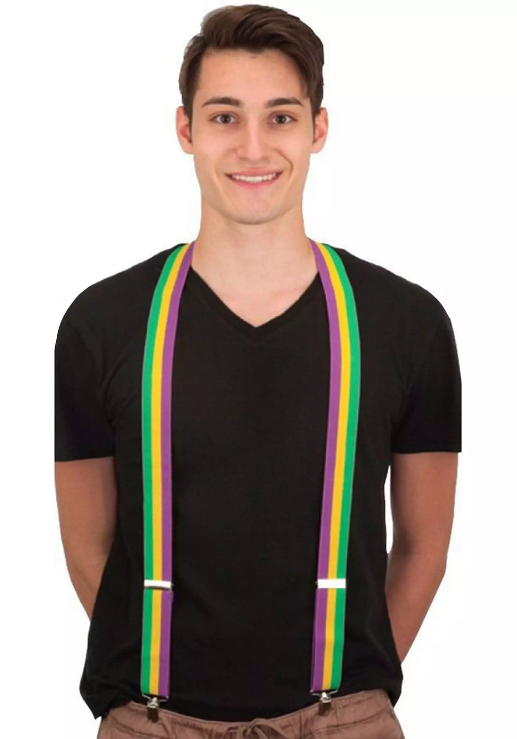 Jacobson Hats Mardi Gras Suspenders For Adults 1 Jacobson Hats Mardi Gras Suspenders For Adults