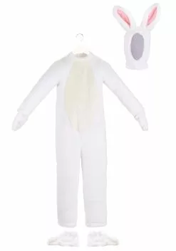 Fun Costumes Adult White Bunny Costume -Cheap Holiday Costumes Store adult open face white bunny alt 9