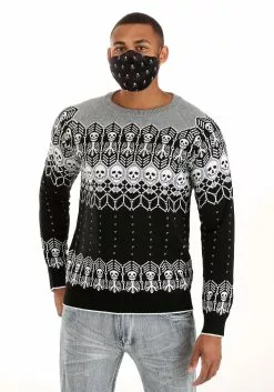 Elope Pirate Sublimated Face Mask For Adults -Cheap Holiday Costumes Store adult pirate sublimated face mask alt 4