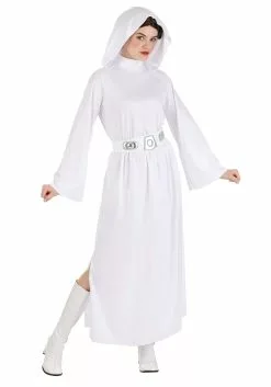 JAZWARES Princess Leia Hooded Costume For Adults