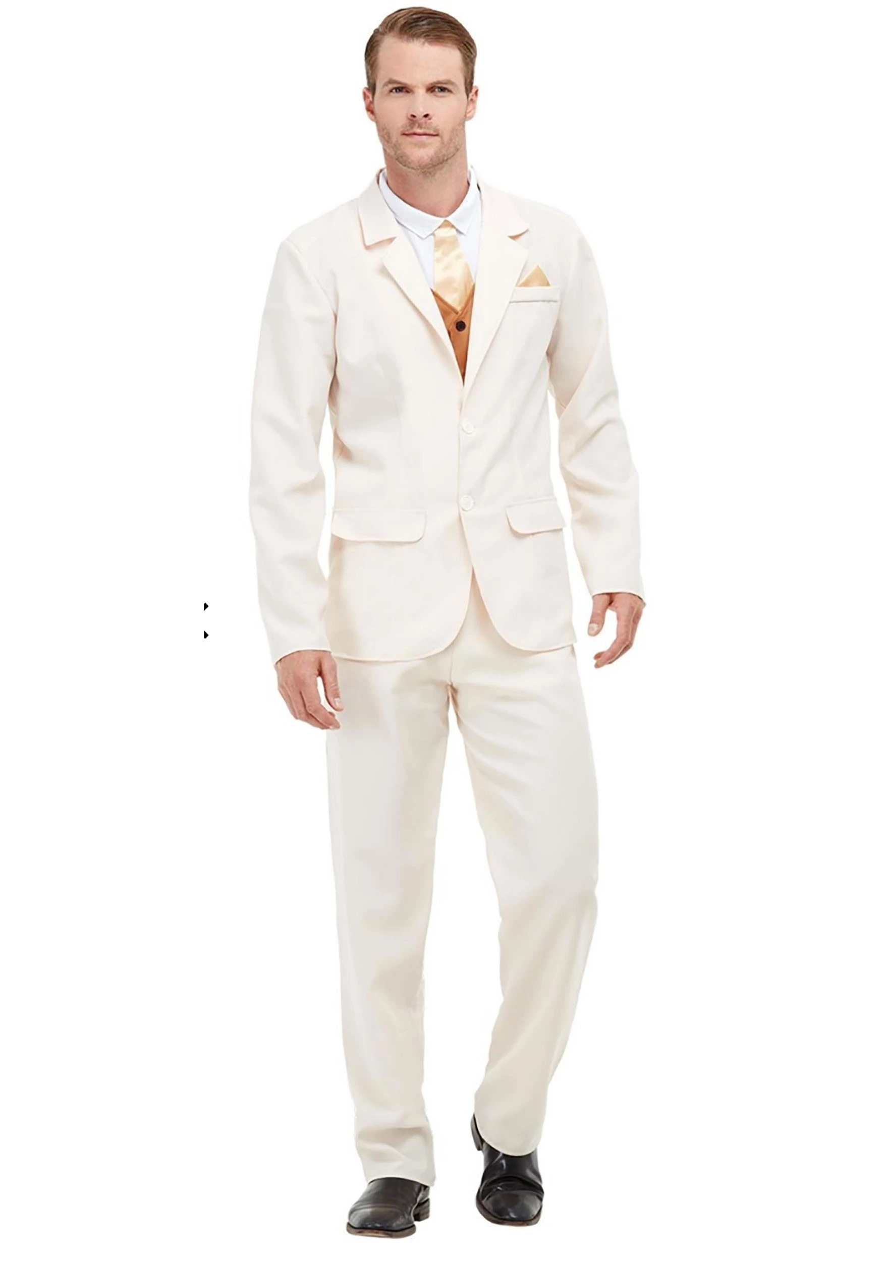Smiffys Adult Roaring 20s White Costume 2 Smiffys Adult Roaring 20s White Costume - Image 2