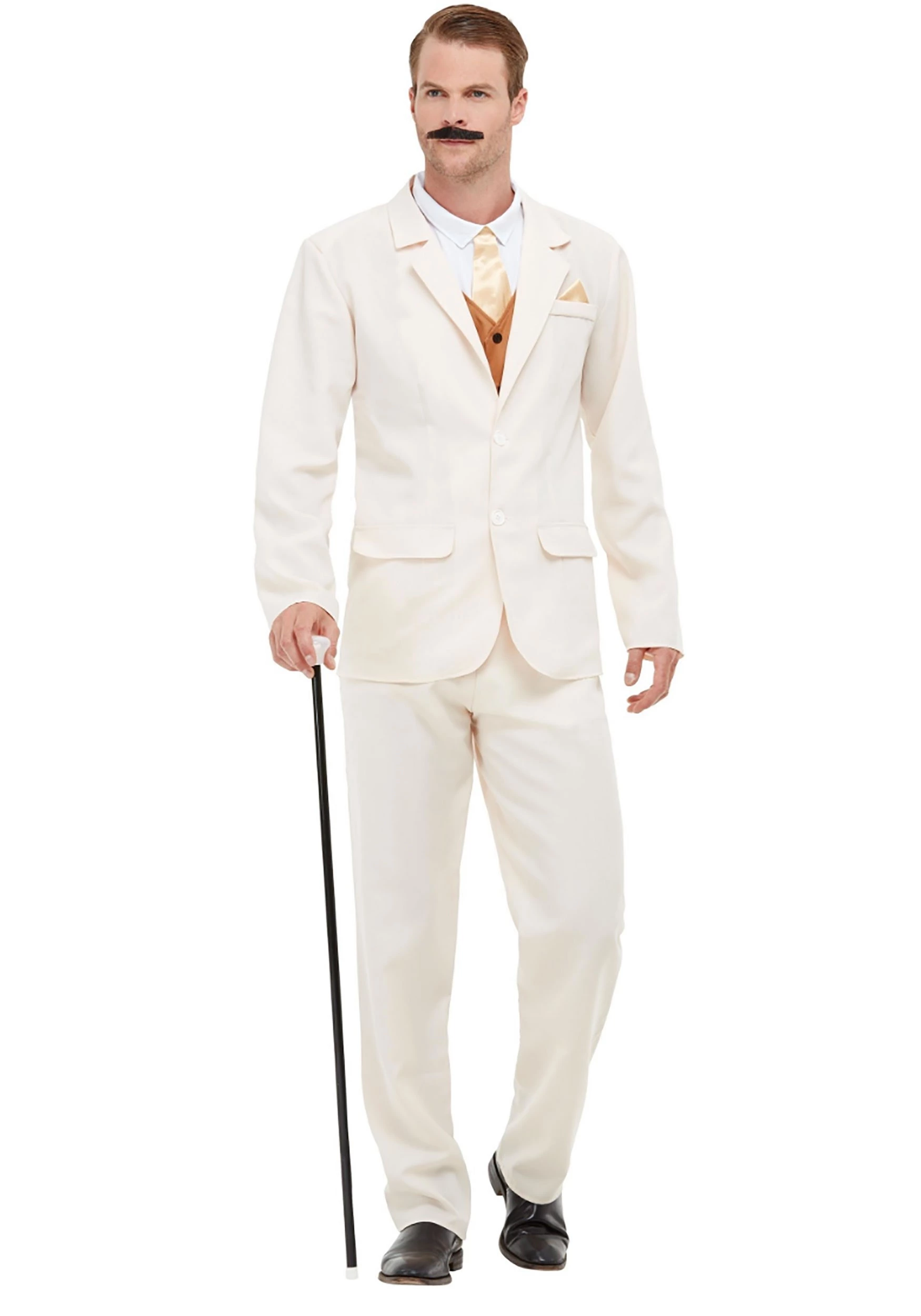Smiffys Adult Roaring 20s White Costume 1 Smiffys Adult Roaring 20s White Costume