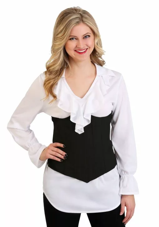 Fun Costumes Ruffled Pirate Blouse For Adults -Cheap Holiday Costumes Store adult ruffled pirate blouse