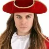 Elope Rum Pirate Red Costume Hat For Adults
