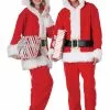 California Costume Collection Santa's Red Jumpsuit For Adults