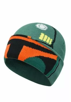 Concept One Accessories Star Wars Boba Fett Big Face Roll Down Intarsia Beanie -Cheap Holiday Costumes Store boba fett big face roll down intarsia beanie alt 2