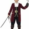 Smiffys Deluxe Captain Hook Boy's Costume