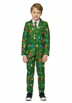 Opposuits Green Christmas Tree Boys Suitmeister