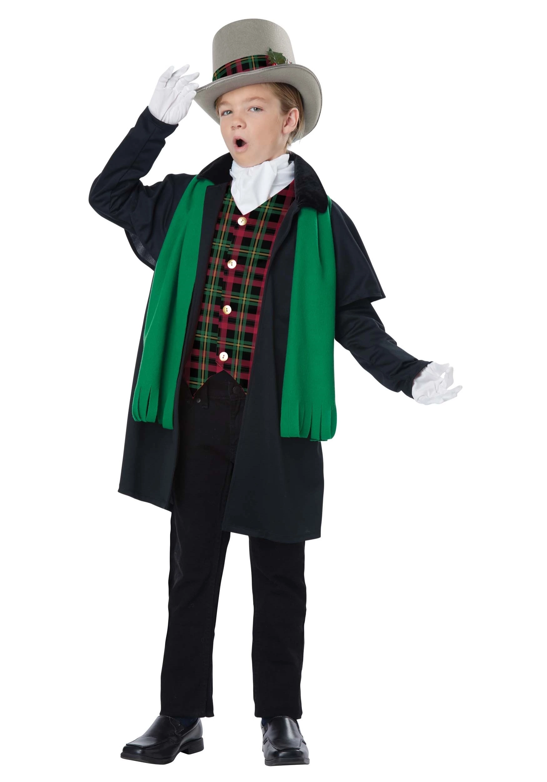 California Costume Collection Holiday Caroler Boy's Costume 1 California Costume Collection Holiday Caroler Boy's Costume