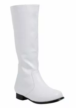 Ellie Boys White Costume Boots