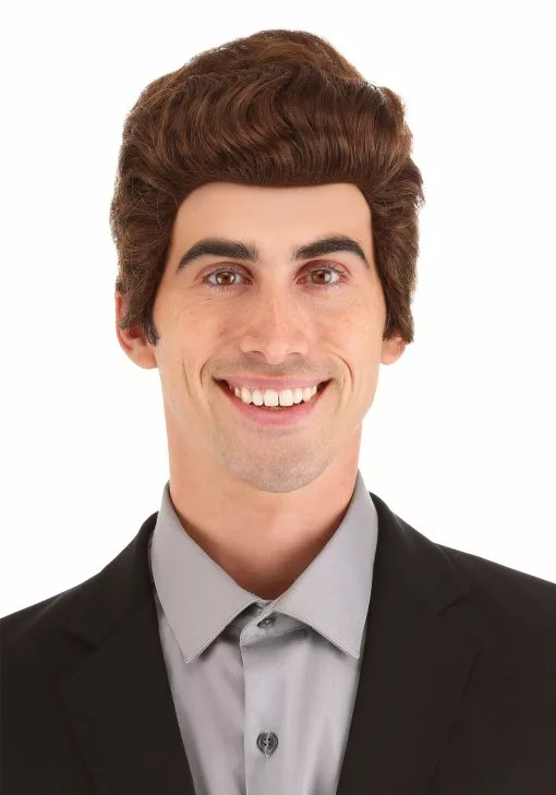 Westbay, Inc Brown Salesman Wig -Cheap Holiday Costumes Store brown salesman wig 1