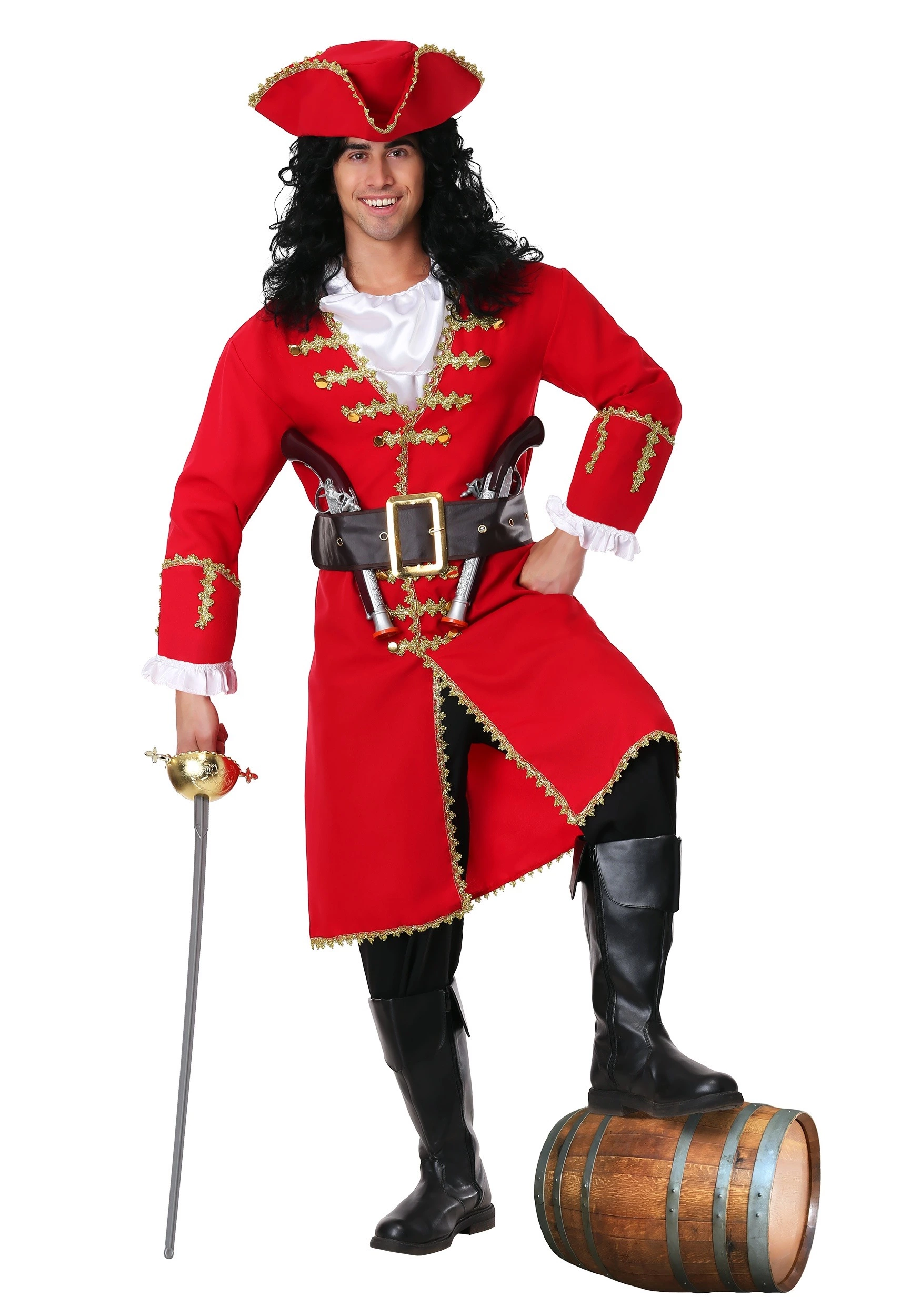 Fun Costumes Captain Blackheart Pirate Costume 1 Fun Costumes Captain Blackheart Pirate Costume