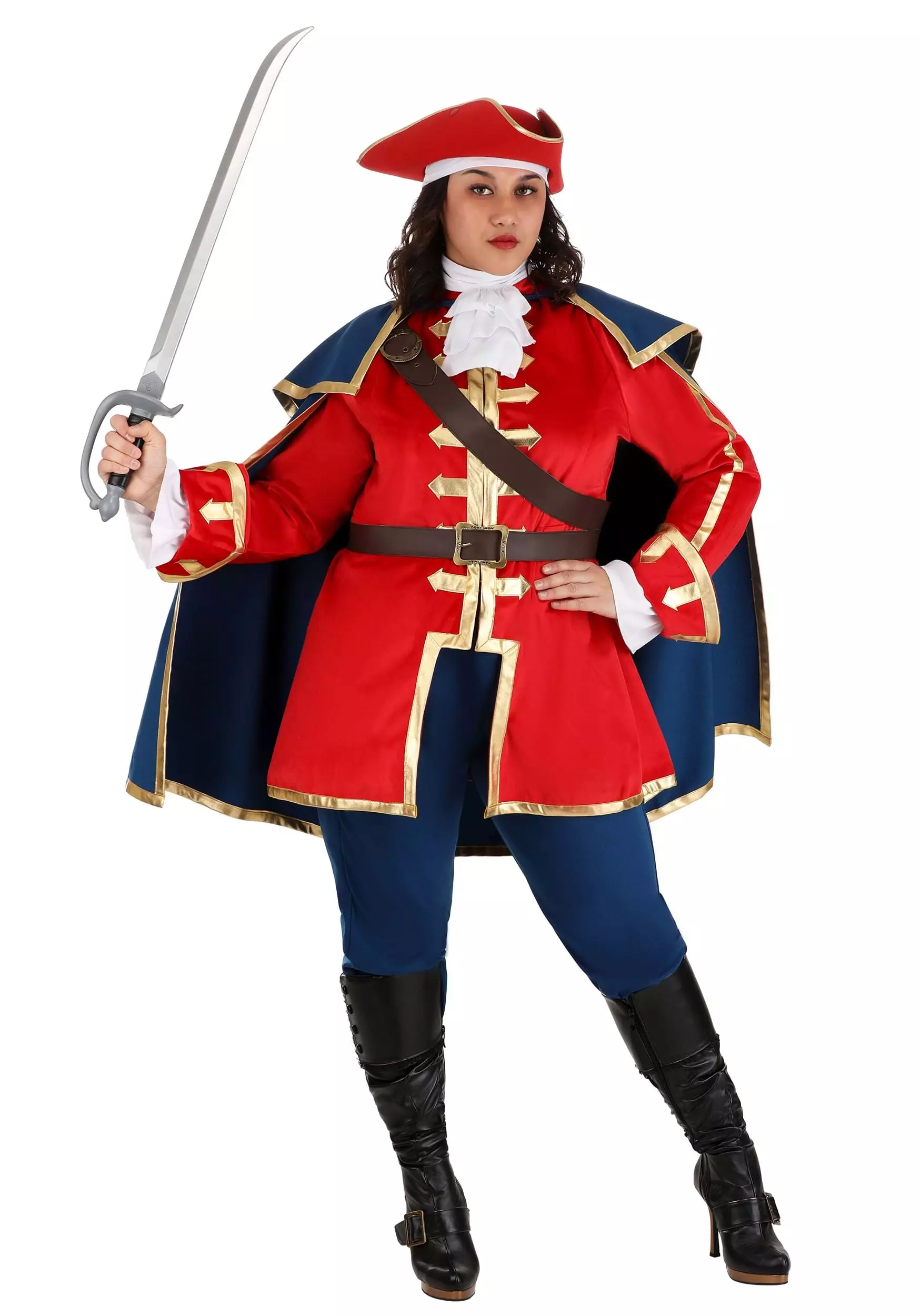 Fun Costumes Captain Pirate Women's Plus Size Costume 1 Fun Costumes Captain Pirate Women's Plus Size Costume
