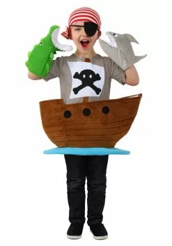 Princess Paradise Candy Catcher Pirate Ship Costume For Kids