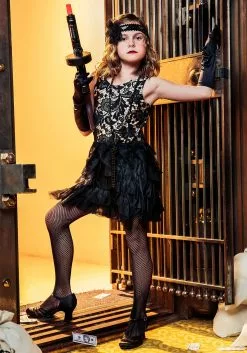 Fun Costumes Kid's Dazzling Flapper Costume -Cheap Holiday Costumes Store child dazzling flapper costume 5