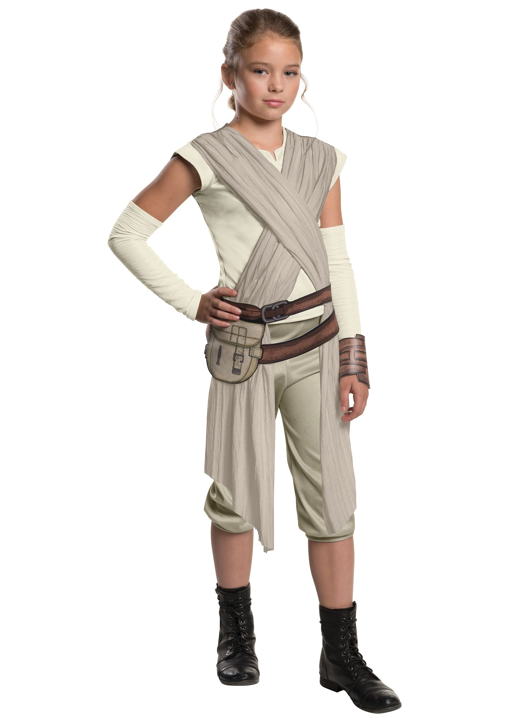 Rubies Costume Co. Inc Child Deluxe Star Wars The Force Awakens Rey Costume 1 Rubies Costume Co. Inc Child Deluxe Star Wars The Force Awakens Rey Costume