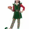 California Costume Collection Festive Elf Girls Costume