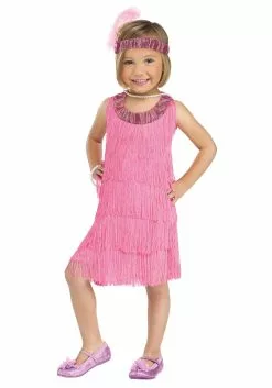 Fun World Toddler Pink Flapper Costume