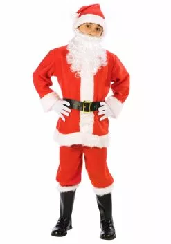 Fun World Santa Suit Costume For Boys