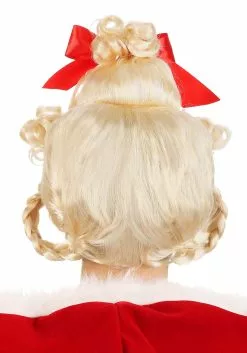 Fun Costumes Christmas Girl Blonde Wig 11 Fun Costumes Christmas Girl Blonde Wig -Cheap Holiday Costumes Store christmas girl wig alt 2