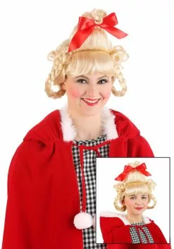 Fun Costumes Christmas Girl Blonde Wig