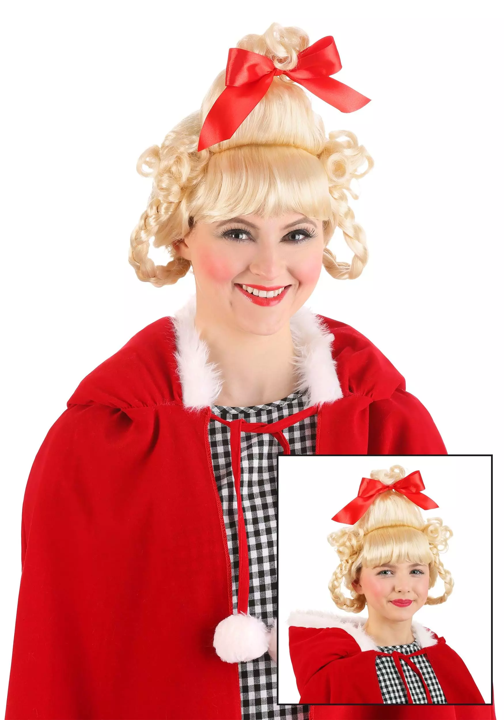 Fun Costumes Christmas Girl Blonde Wig 1 Fun Costumes Christmas Girl Blonde Wig