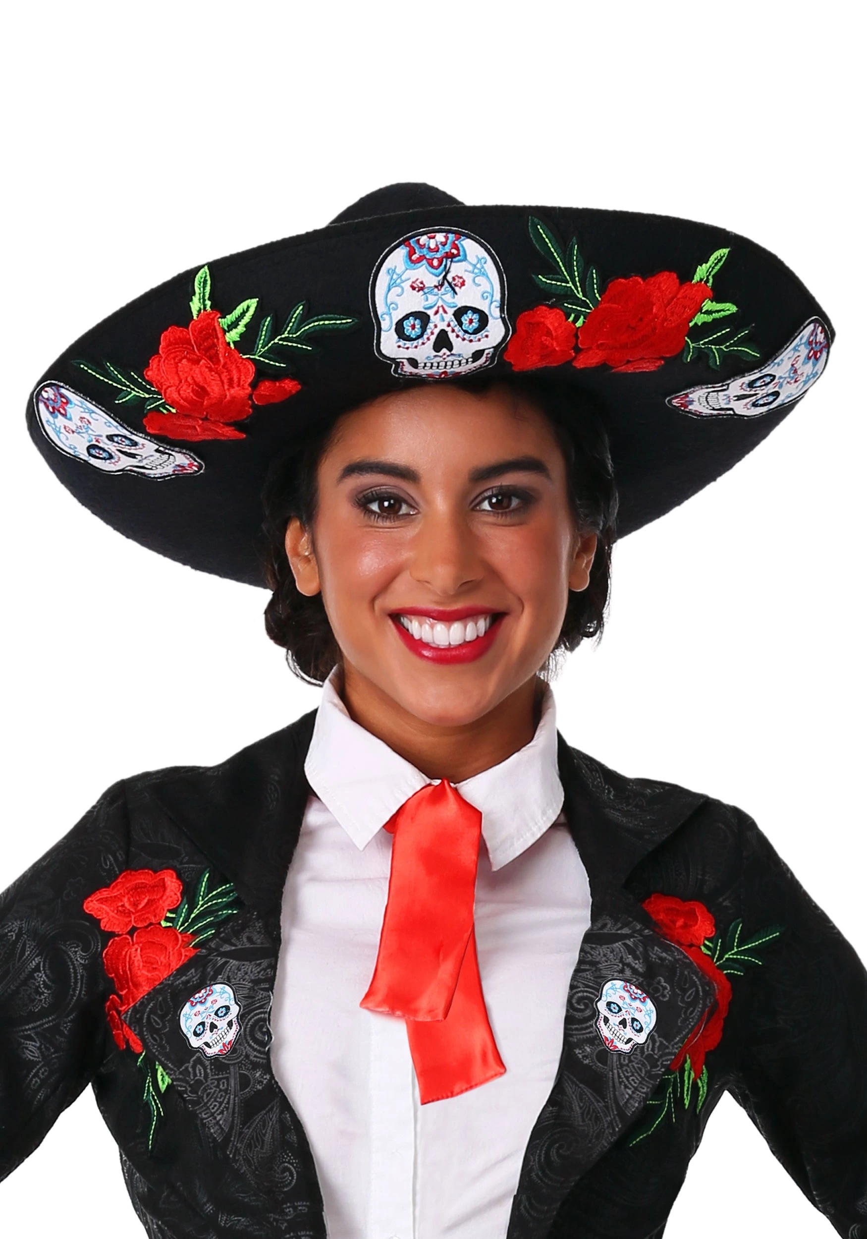 Fun Costumes Adult Day Of The Dead Sombrero 1 Fun Costumes Adult Day Of The Dead Sombrero
