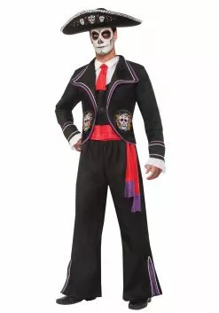 Forum Novelties, Inc Day Of The Dead Macabre Costume For Men