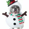 California Costume Collection Snowman Dog Costume