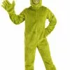 Elope Dr. Seuss Grinch Open Face Costume For Adults