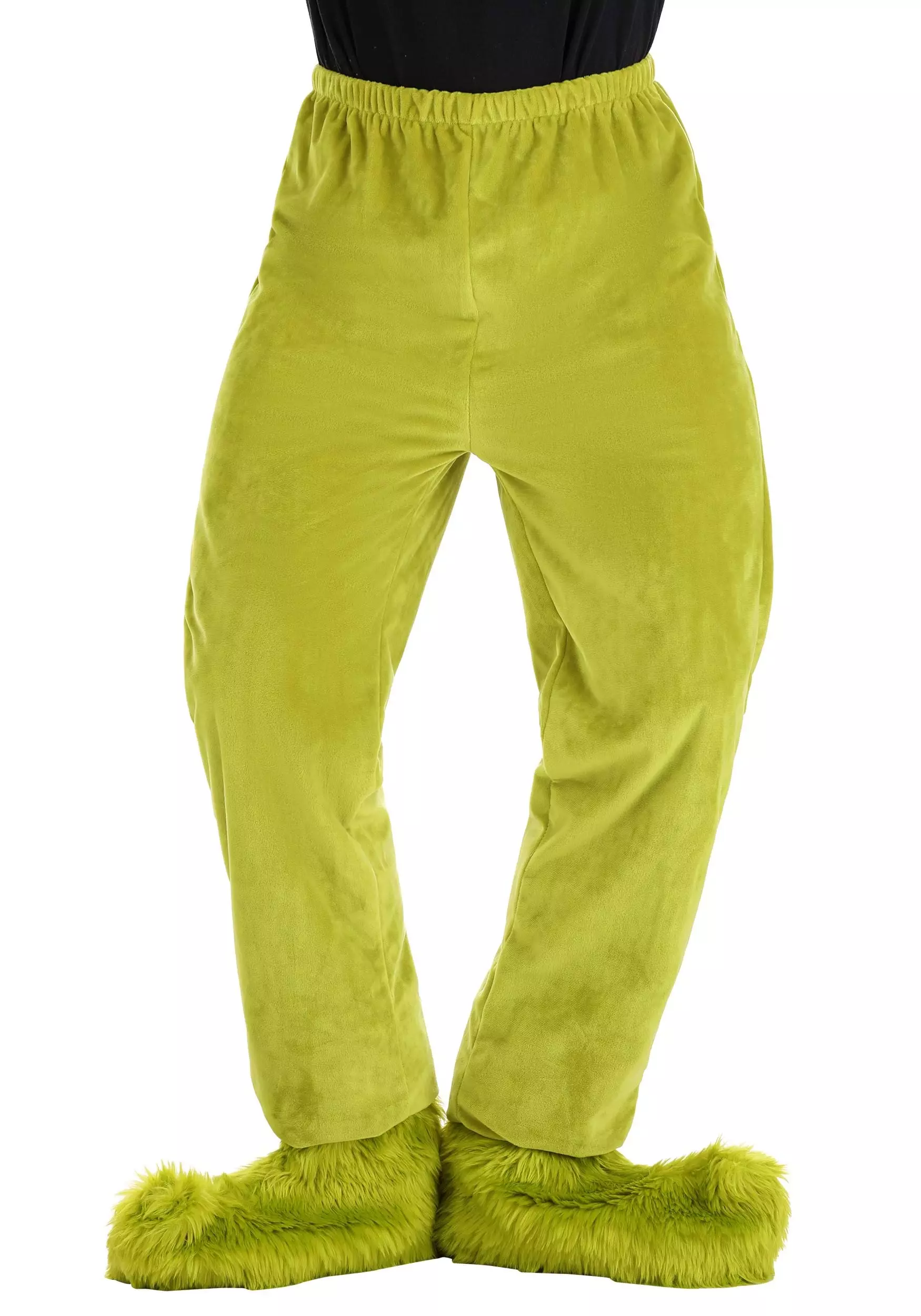 Elope Dr. Seuss Grinch Velboa Pants For Adults 2 Elope Dr. Seuss Grinch Velboa Pants For Adults - Image 2