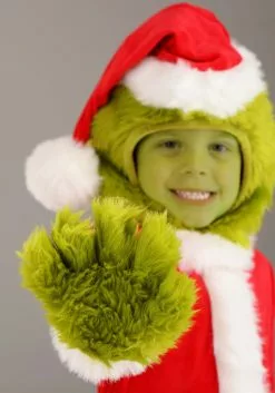 Elope Dr. Seuss Grinch Santa Open Face Costume For Toddlers 8 Elope Dr. Seuss Grinch Santa Open Face Costume For Toddlers -Cheap Holiday Costumes Store dr seuss toddler grinch santa open face costume alt 2