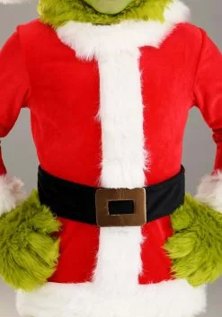 Elope Dr. Seuss Grinch Santa Open Face Costume For Toddlers 9 Elope Dr. Seuss Grinch Santa Open Face Costume For Toddlers -Cheap Holiday Costumes Store dr seuss toddler grinch santa open face costume alt 3