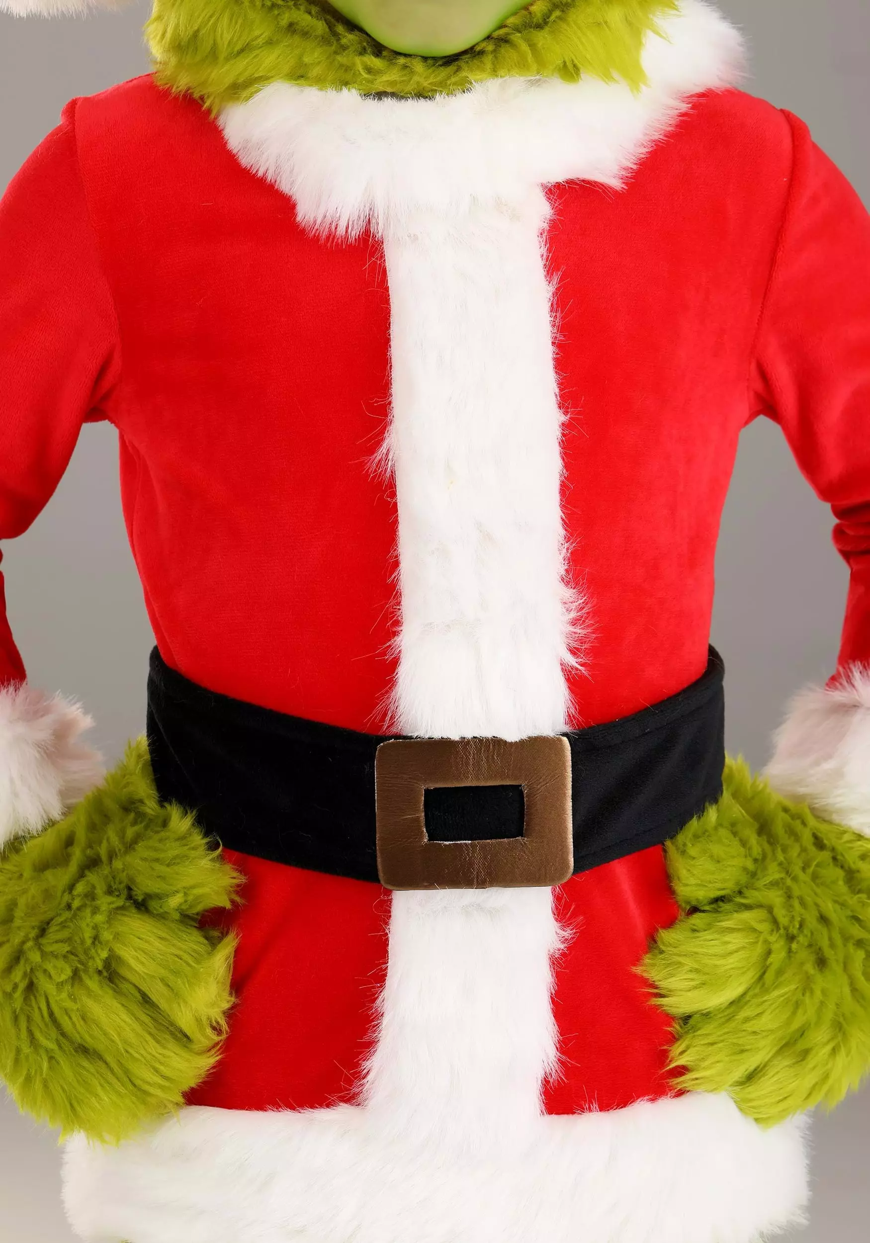 Elope Dr. Seuss Grinch Santa Open Face Costume For Toddlers 4 Elope Dr. Seuss Grinch Santa Open Face Costume For Toddlers - Image 4
