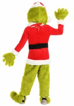 Elope Dr. Seuss Grinch Santa Open Face Costume For Toddlers 11 Elope Dr. Seuss Grinch Santa Open Face Costume For Toddlers -Cheap Holiday Costumes Store dr seuss toddler grinch santa open face costume alt 5