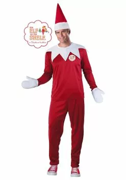 Fun World Men's Elf On The Shelf Costume