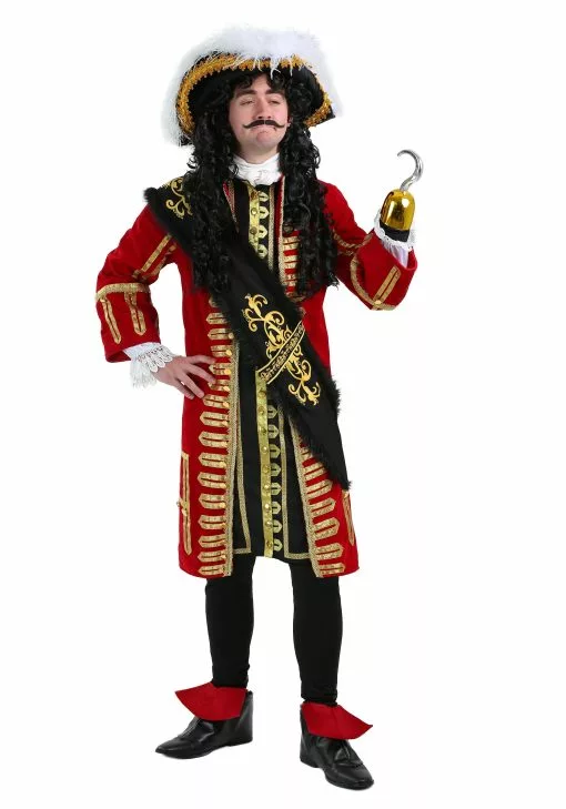 Fun Costumes Adult Elite Captain Hook Costume -Cheap Holiday Costumes Store elite captain hook costume