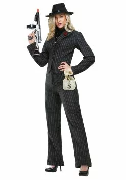 Fun Costumes Women's Gangster Costume